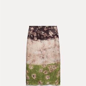 Zara floral Skirt- never worn